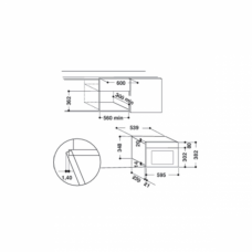 Cuptor cu microunde incorporabil Hotpoint Ariston MN 713 IX /HA
